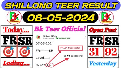 Common number l Shillong Teer official common number l teer.